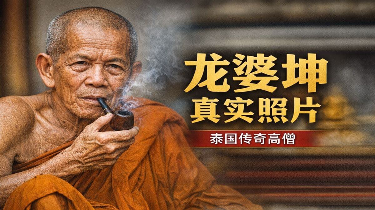 龙婆坤-全面解析泰国最传奇高僧